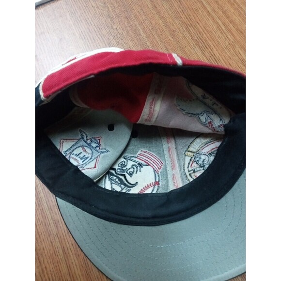 Vintage Cincinnati Reds Mitchell & Ness Hat Size 7 5/8 - Picture 4 of 4